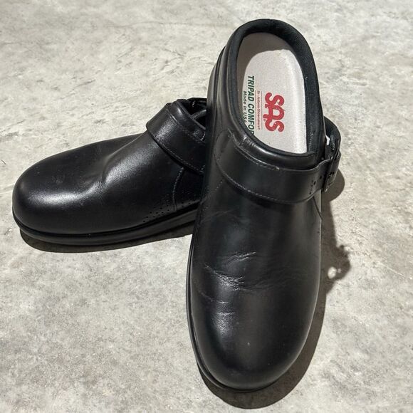 SAS Shoes Women 10M Black Clog Everyday Slide Comfort Tripad Walking - Picture 1 of 10